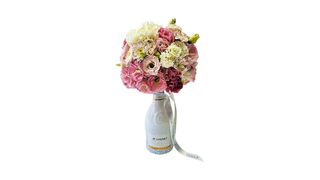 Flowers and bubbly