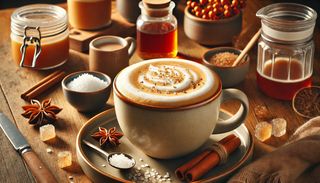 Cinnamon maple latte