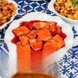 G9 ორაგული მოტკბო მომჟაო სოუსით