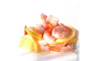 126 Gamberi saltati al limone