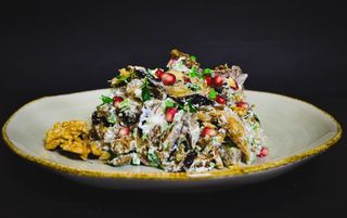 Աղցան հորթի մսով և սմբուկով