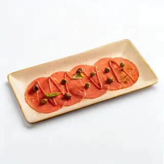 Beef Carpaccio alla Pizzaiola
