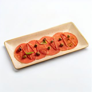 Beef Carpaccio alla Pizzaiola