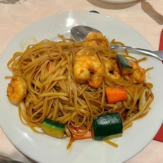 Tallarines Con Gambas