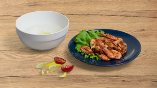 Креветки жареные