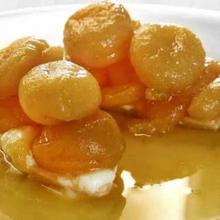 68.Capesante in pastella con salsa agrodolce