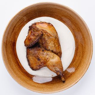 Запечене курча з перцевим соусом