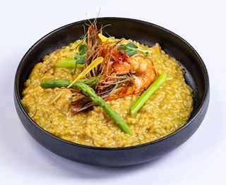 Ризото с шафран