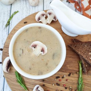 Грибна юшка вершкова. Продукт заморожений. 600гр+600 гр води (для 3-4 осіб)