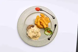Biftek u sosu od šampinjona 400gr