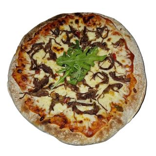 Pizza carne mechada