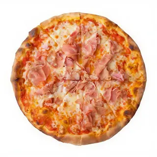Pizza jamón y queso