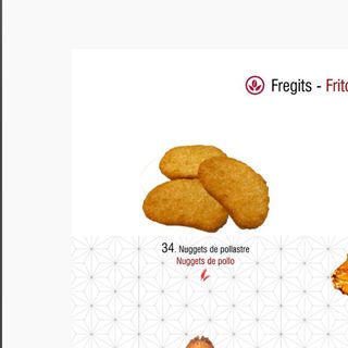 34.nuggets de pollo 