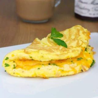 Omelette Fromage Avec Pain