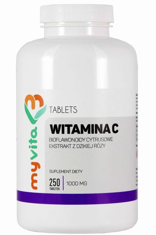 Witamina C 1000mg z ekstraktem z dzikiej róży i bioflawonoidami 250tab. MyVita