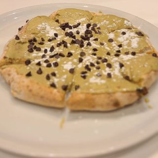 Pizza De Crema De Pistacho