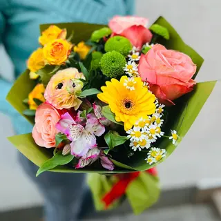 Buchet colorat