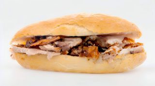 Panino porchetta e patatine