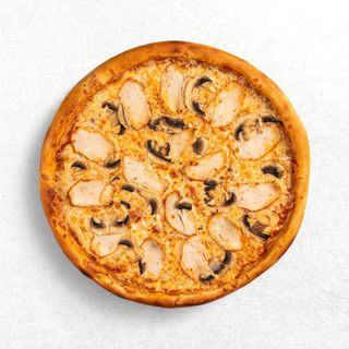 Пицца курица с грибами