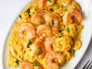 Omelete Especial da Casa com Camarão