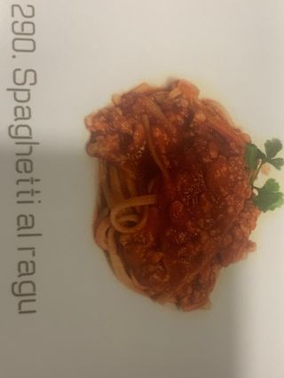 290.Spaghetti Al ragu
