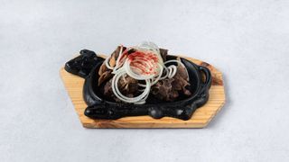 Бараньи ребра на сковородке