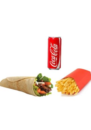 Menù piadina rotolo kebab 