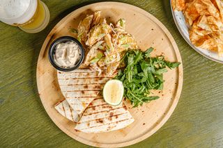 კესადილია ბოსტნეულით