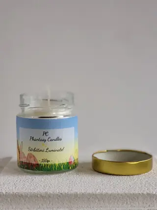 Lumânare Parfumată "Sărbători Luminate!" - Floral Violets Scent