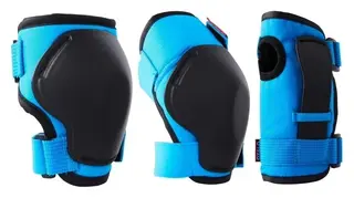 Набір дит. захисту для скейтбордів та самокатів Oxelo 100, Синій, 2XS