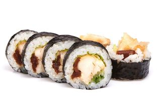 Futomaki pieczona ryba maślana,serek, tykwa 6 szt