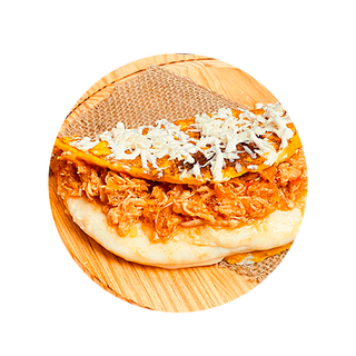 Cachapa Con Queso De Mano Con Pollo