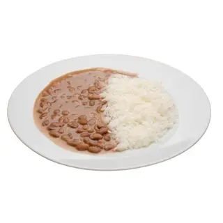 Arroz con frijoles (ración)