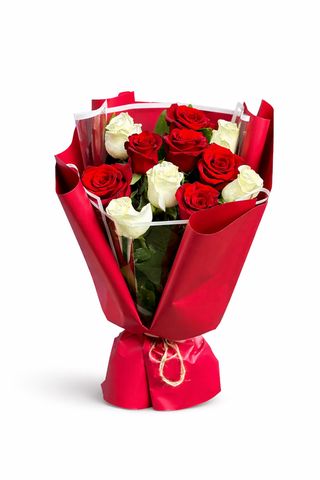 10 ჰოლანდიური ვარდის თაიგული