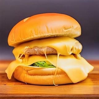 Дабл чизбургер куриный