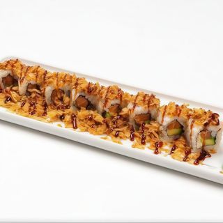crazy salmón roll (8 pzs.)