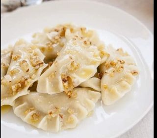 Pierogi ukraińskie z boczkiem 