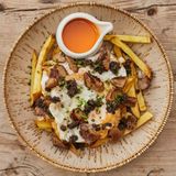 Huevos rotos con Trufa y Boletus