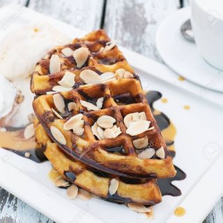 Les gaufres nutella amandes