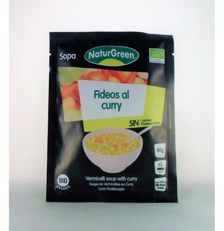 Sopa Fideos Al Curry Naturgreen 40Gr