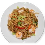 44.- Tallarines Con Gambas