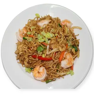 44.- Tallarines Con Gambas