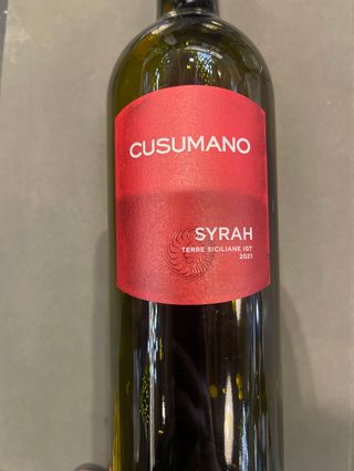 Syrah vino rosso 75ml