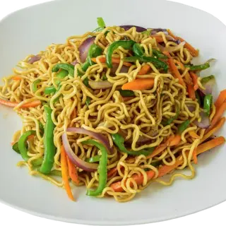 Yakisoba Con Verduras Y Pollo
