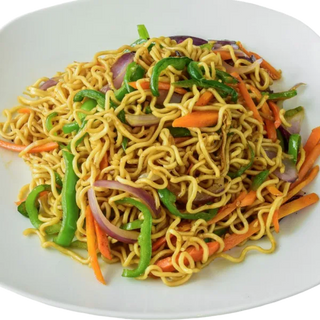 Yakisoba Con Verduras Y Pollo