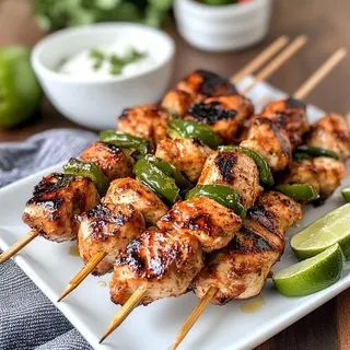 Brochette De Poulet Ou Gésier