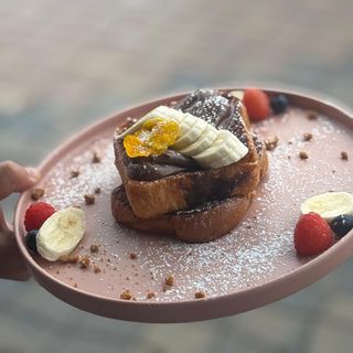 Brioche Tostada Francesa Nutella Platano