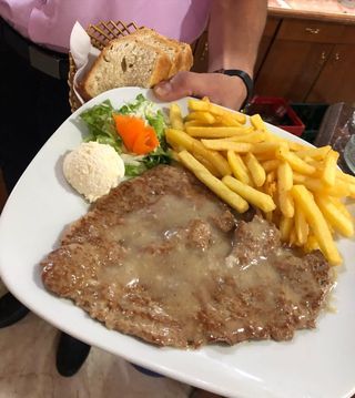 Natur šnicla velika porcija