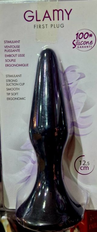 Glamy Plug Anal 100% Silicona Talla M
