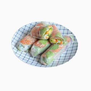 Rouleaux De Printemps Saumon 6pcs